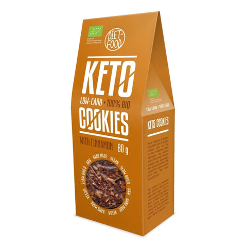 Diet Food Bio Keto Cookies with Cinnamon - 80g