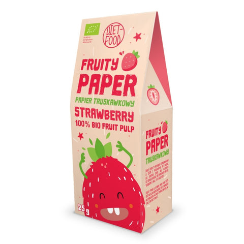 Diet Food Bio Paper Fruity Strawberry - 25g