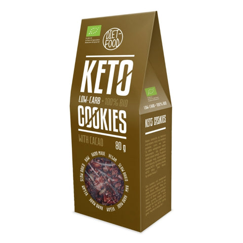 Diet Food Bio Keto Cookies with Cacao - 80g