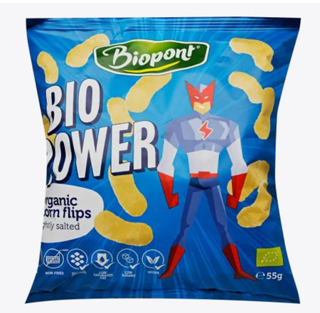 Biopont Bio Power Lightly Salted Extruded Organic Corn 55g