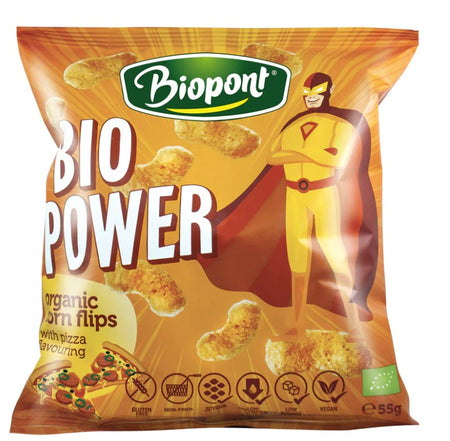 Biopont Bio Power Pizza Extruded Organic Corn 55g