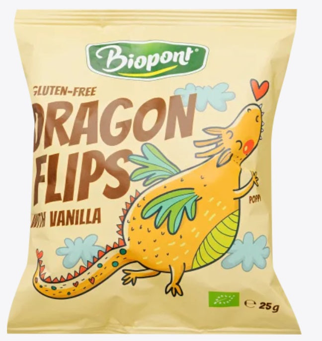 Biopont Organic Corn Flips with Vanilla 25g