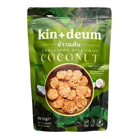 Kin + Deum Coconut Wholesome Rice Chips - 60g