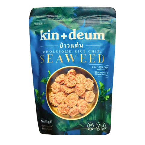 Kin + Deum Seaweed Wholesome Rice Chips - 60g