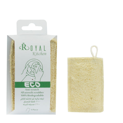 Royal 100% Natural Loofah Kitchen Scrubber 1pc