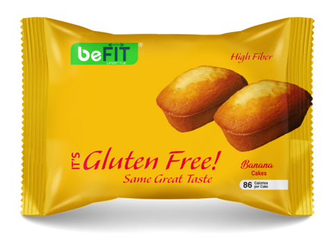 Be Fit Gluten Free Cake Banana - 23g