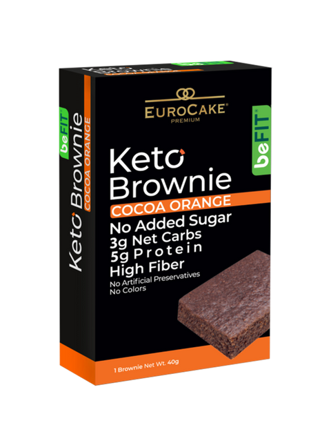 Be Fit Keto Brownie Choco Orange - 40g