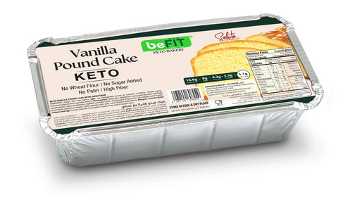 Be Fit Keto Vanilla Pound Cake - 350g