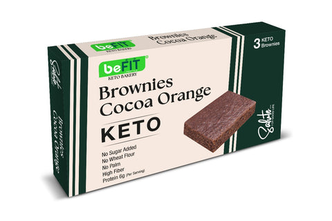 Be Fit Keto Brownies Cocoa Orange - 120g