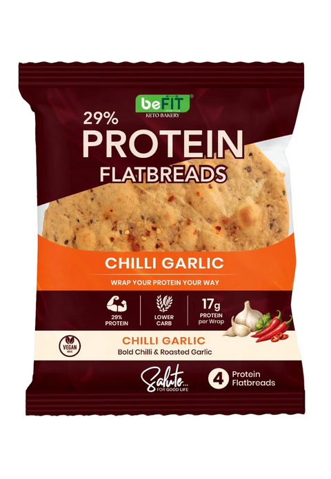 Befit Protein Flatbreads Chilli Garlic - 240g