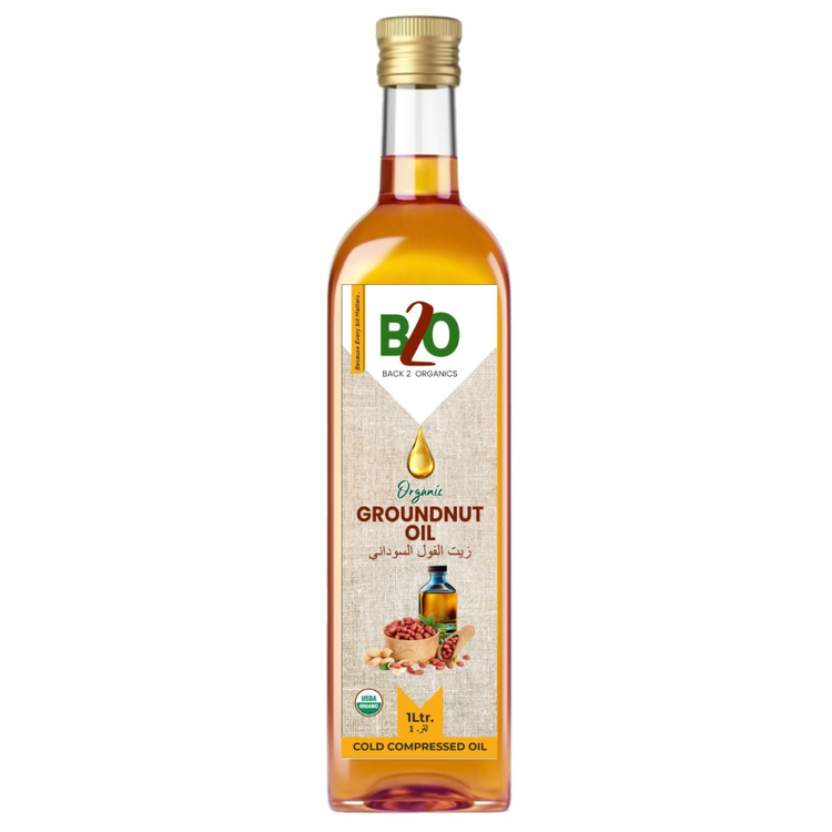 B2O Organic Groundnut Oil 1L