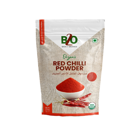 B2O Organic Red Chili Powder 200g