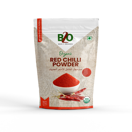 B2O Organic Red Chili Powder 200g