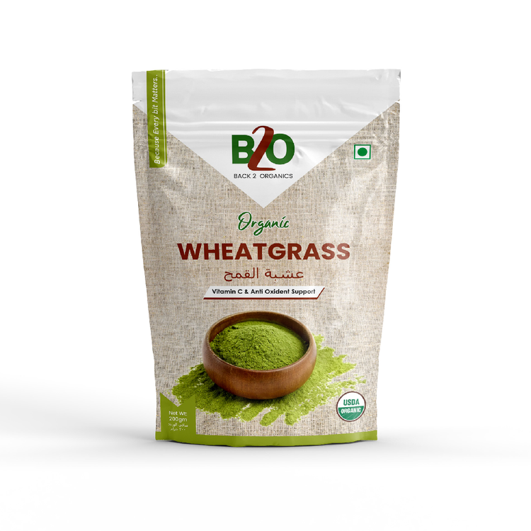 B2O Organic Wheatgrass Powder 200g