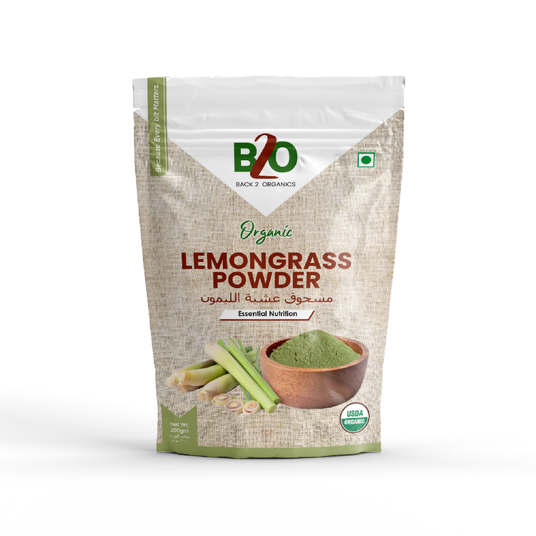 B2O Organic Lemongrass Powder 200g