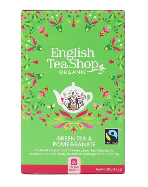 English Tea Shop Green Tea & Pomegranate - 40g