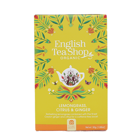 English Tea Shop Organic Lemongrass Citrus & Ginger Tea 20bgs