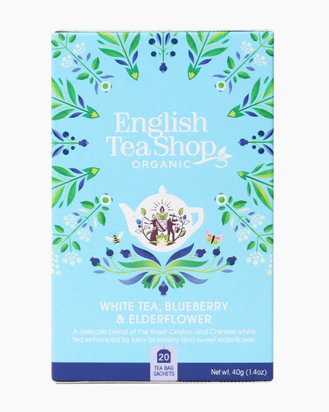 English Tea Shop White Tea Blueberry & Elder Flower - 40g