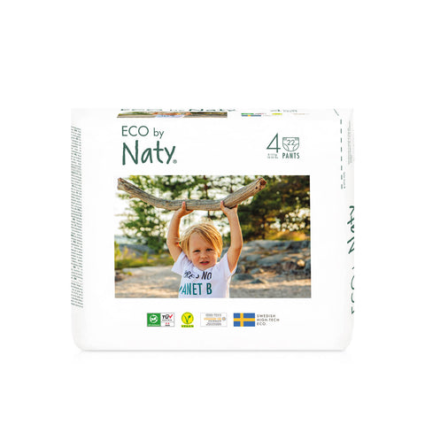 Eco by Naty Pull on Pants, S4 (8-15kg, 18-33 lbs)