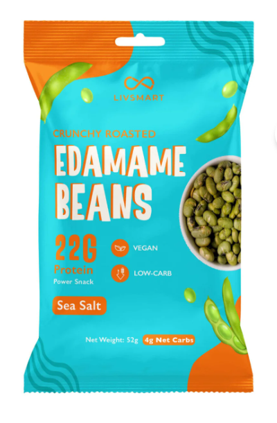 Livsmart Edamame Beans Sea Salt - 22g