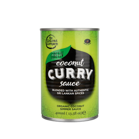 The Coconut Company Organic Green Coconut Curry Sauce 400ml BPA-free Can