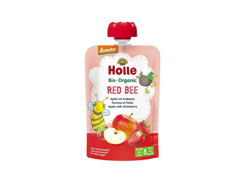 Holle Organic Apple with Strawberries 90g
