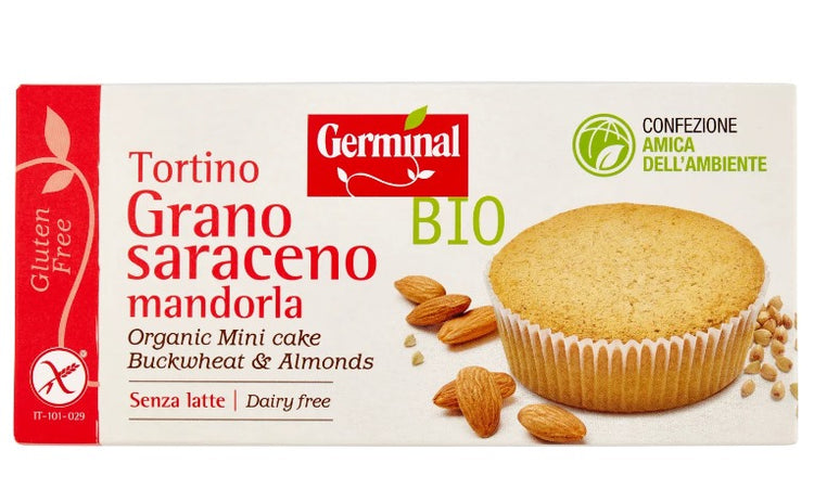 Germinal Organic GF Almond Mini Cake with Buckwheat Flour 180g