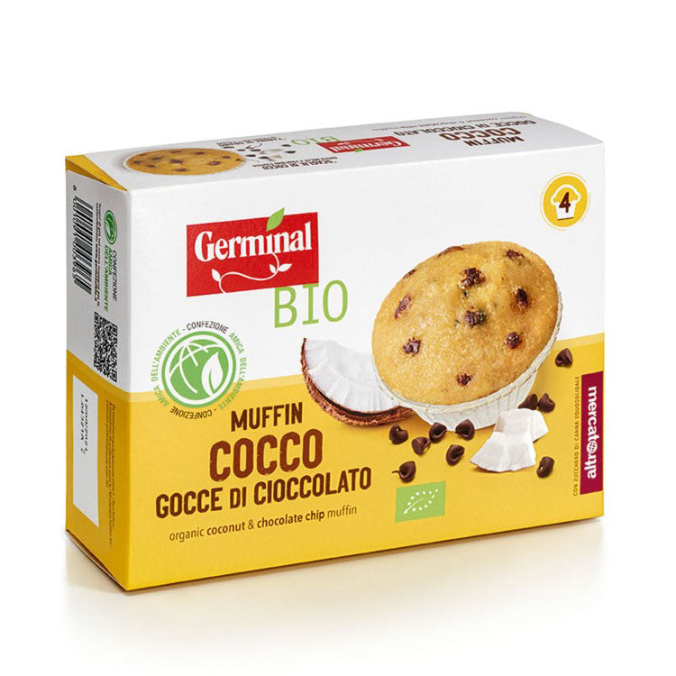 Germinal Organic Chocolate Chip & Coconut Muffin 160g