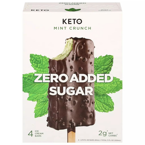 Keto Mint Chocolate Crunch Ice Cream Bar 81ml