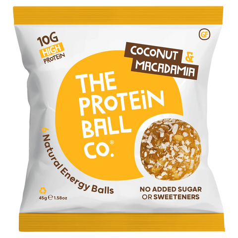 The Protein Ball Co Coconut & Macadamia - 45g