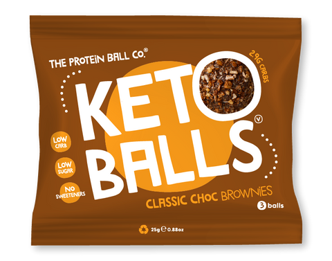 The Protein Ball Co Double Chocolate Keto Balls - 25g