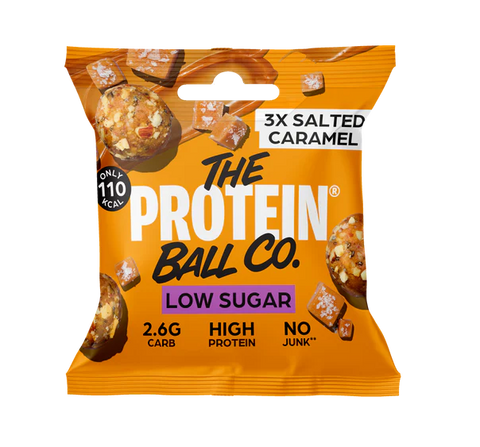 The Protein Ball Co Keto Salted Caramel Blondies - 25g