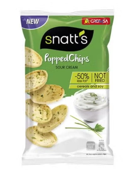 Snatt'S Popped Chips Sour Cream 75g