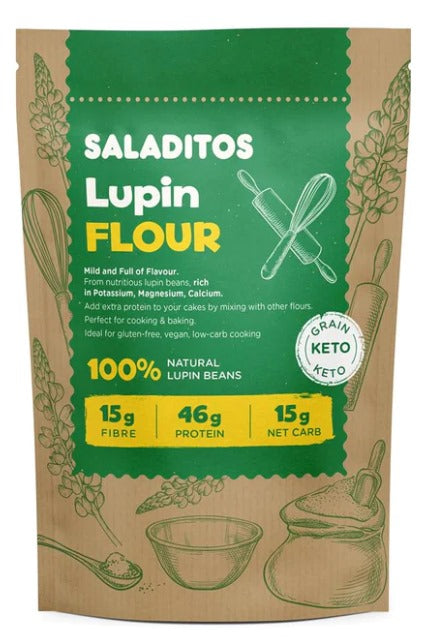 Saladitos Lupin Flour - High Protein & Low Carb Flour 400g