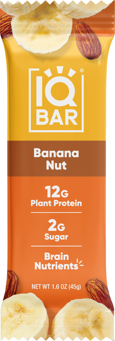 IQ Bar Banana Nut 45g