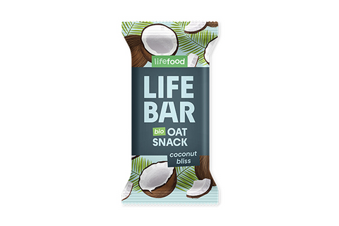 Life Food Organic Oat Snack Coconut Bliss - 40g