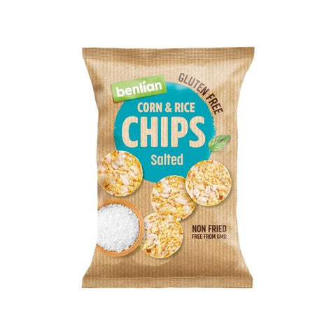Benlian Corn & Rice Salted Chips - 60g