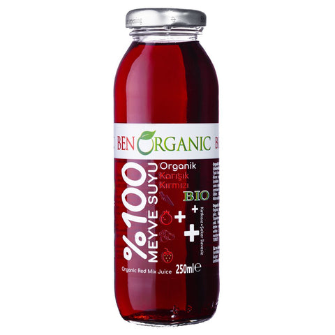 Ben Organic Apple Red Mix Juice - 250ml