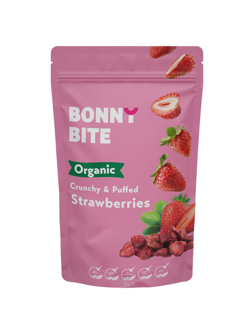 Bonny Bite Crunchy & Puffed Strawberries - 18g