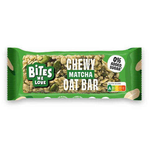 Bites We Love Matcha Chewy Oat Bars - 30g