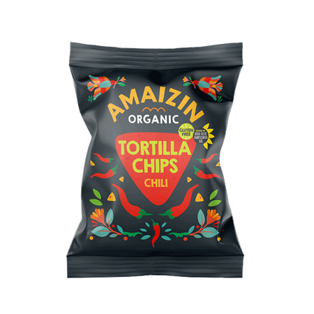 Amaizin Organic Tortilla Chips Chilli 75g