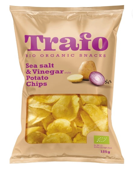 Trafo Salt & Vinegar Potato Chips 125g