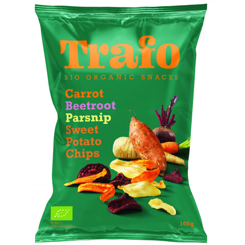 Trafo Organic 4 Vegetable Crisps 100g