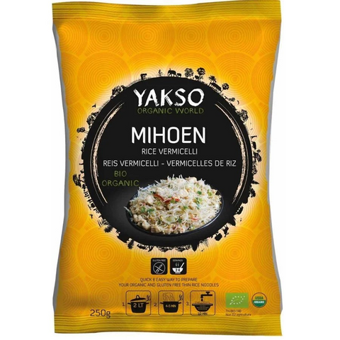 Yakso Organic Rice Vermicelli Noodles - 220g