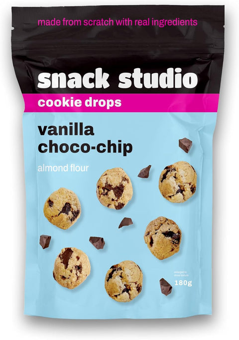 Snack Studio Vanilla Choco-chip Cookie Drops - 180g