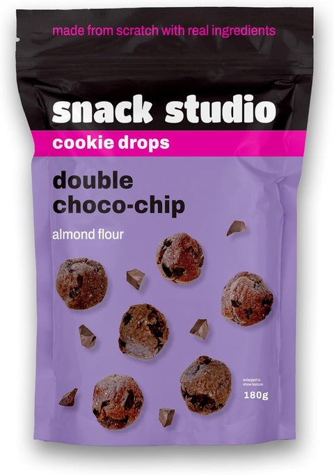 Snack Studio Double Choco-chip Cookie Drops - 180g