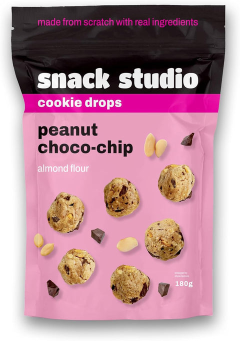 Snack Studio Peanut Choco-chip Cookie Drops - 180g