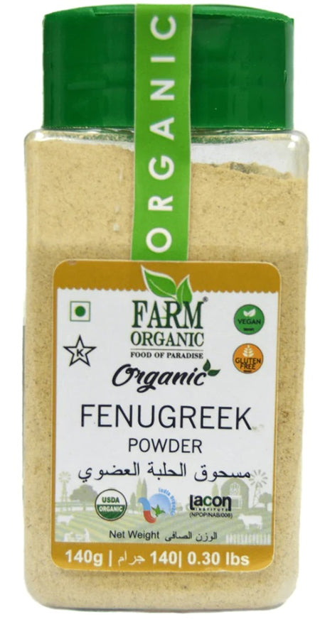 Farm Organic Fenugreek Powder 140g