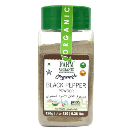 Farm Organic Black Pepper Powder 120g