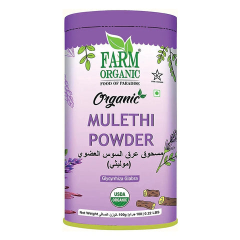 Farm Organic Licorice Powder (Mulethi) 100g